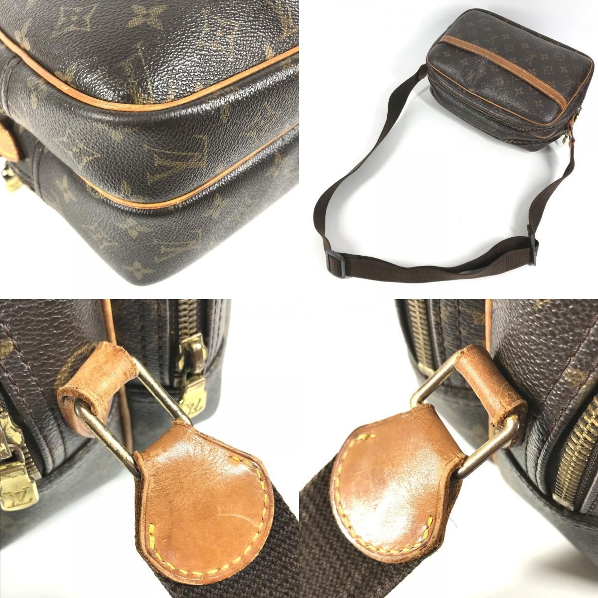 Louis Vuitton Shoulder Bag Reporter PM Monogram Canvas Brown — view 7