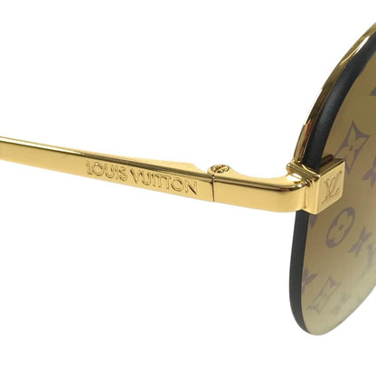 Louis Vuitton Sunglasses Clockwise Monogram Metal Brown Eyewear — view 5