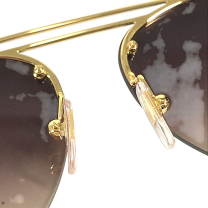 Louis Vuitton Sunglasses Clockwise Monogram Metal Brown Eyewear — view 4