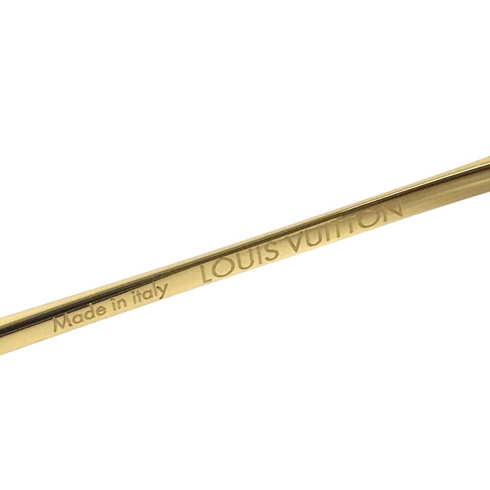 Louis Vuitton Sunglasses Clockwise Monogram Metal Brown Eyewear — view 6