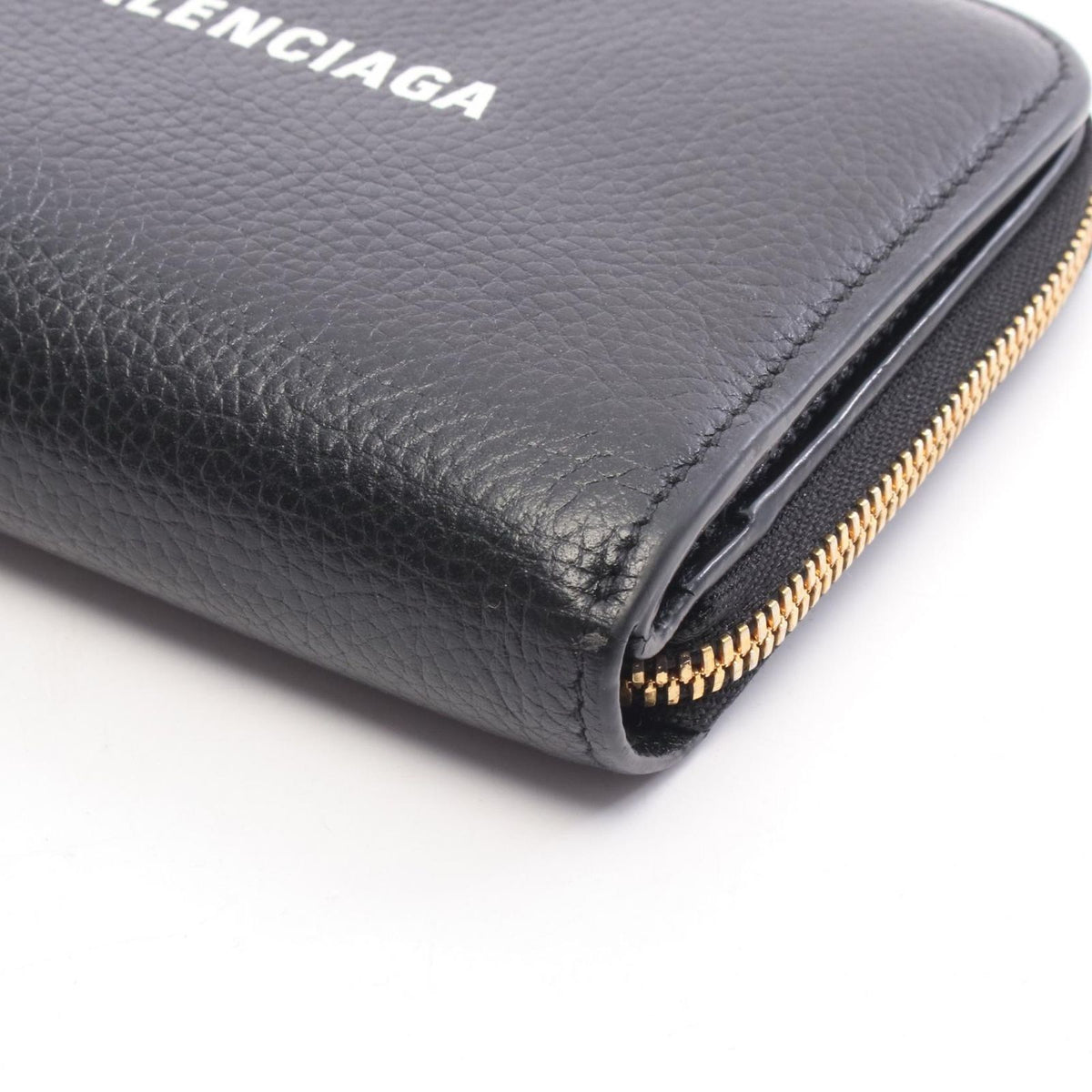 Balenciaga Bifold Wallet Black Leather — view 8