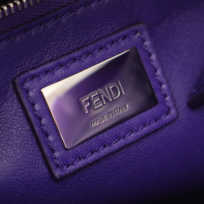 Fendi Handbag Mini Peekaboo Purple Leather — view 4