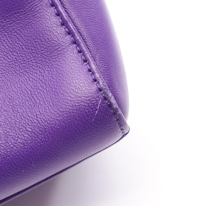 Fendi Handbag Mini Peekaboo Purple Leather — view 6