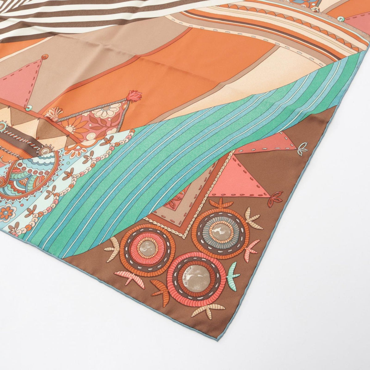 Hermes Scarf Carre 90 Coupons Indiens Silk — view 6