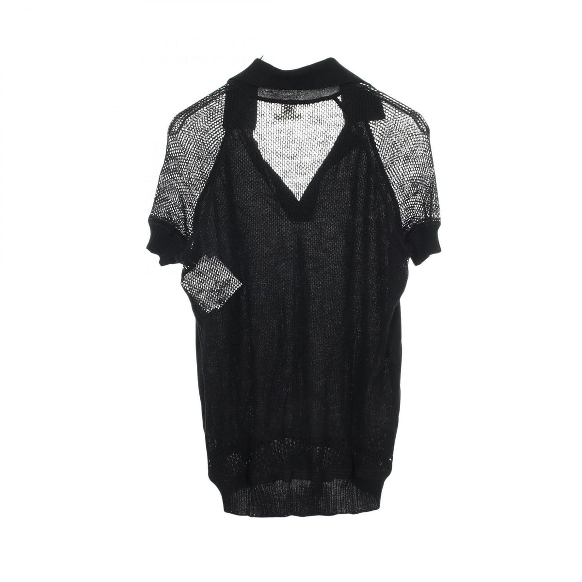 Hermes Polo Shirt Knit Mesh Cashmere — view 2