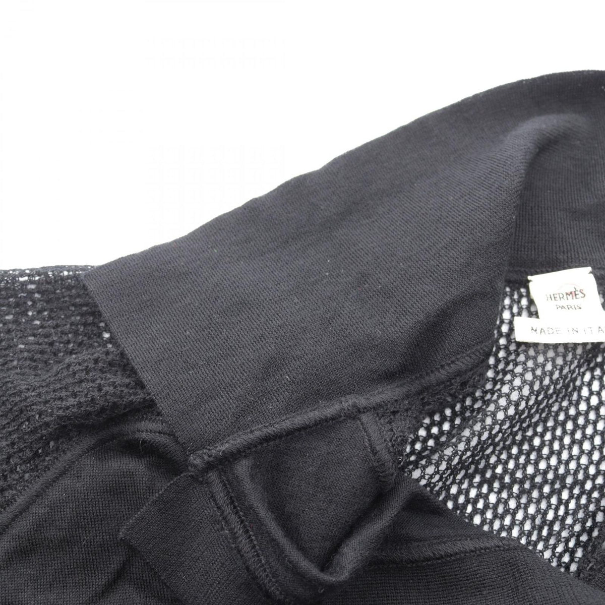 Hermes Polo Shirt Knit Mesh Cashmere — view 6