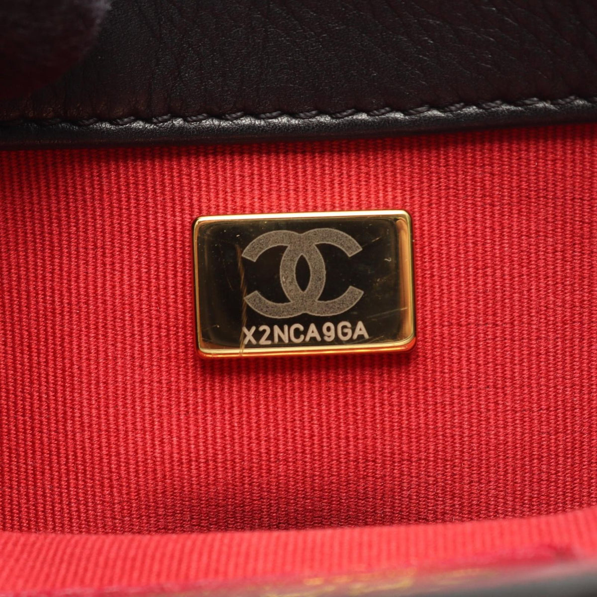 Chanel Shoulder Bag Quilted 2-Way Black Lambskin Small Flap Chain — view 5