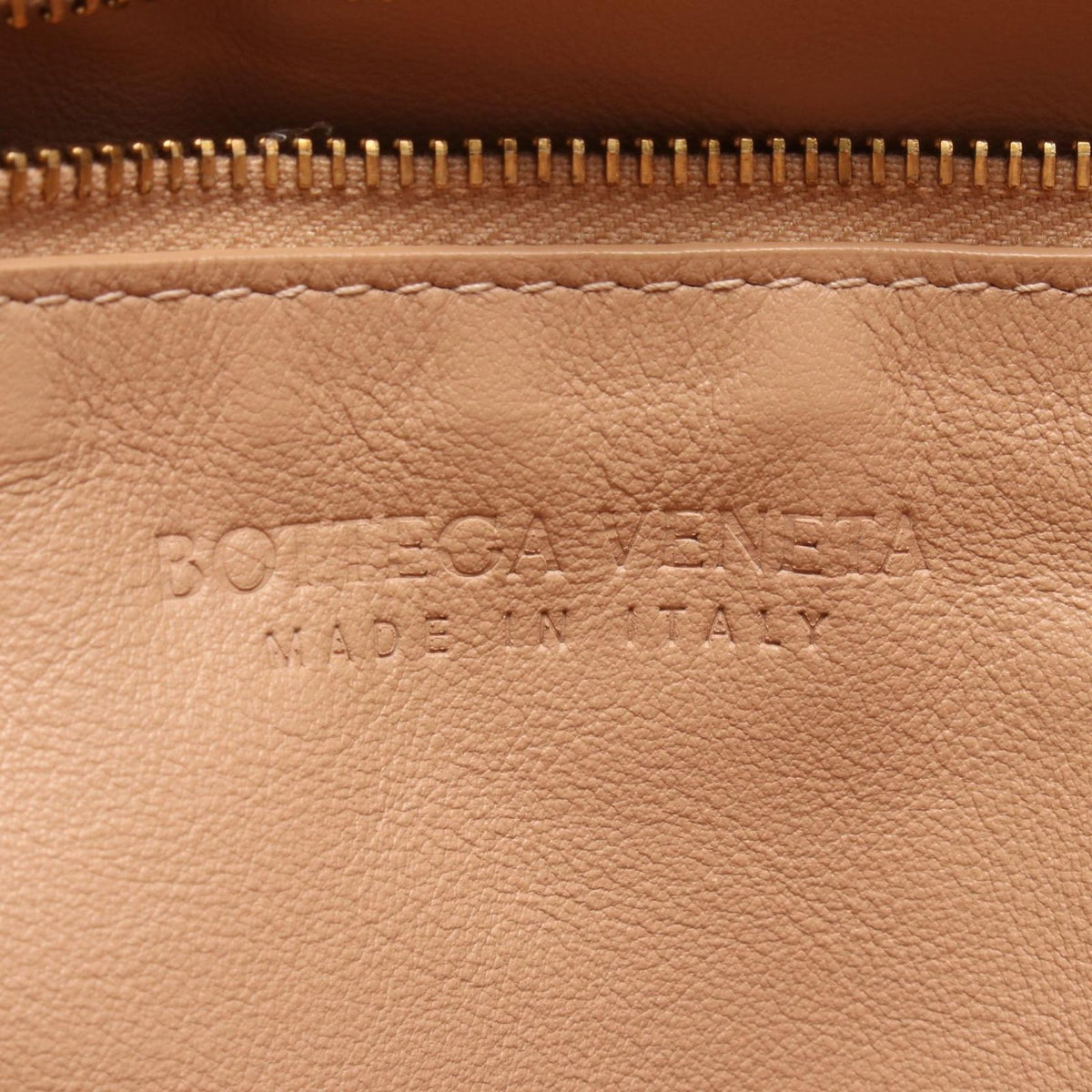 Bottega Veneta Tote Bag Intrecciato Light Beige Lambskin — view 4