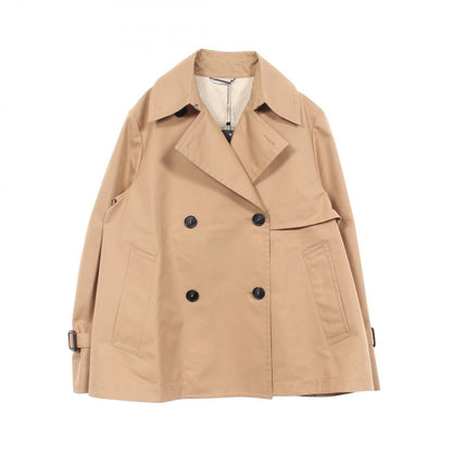 Max Mara Weekend Week End Trench Coat Biglia Short Cotton