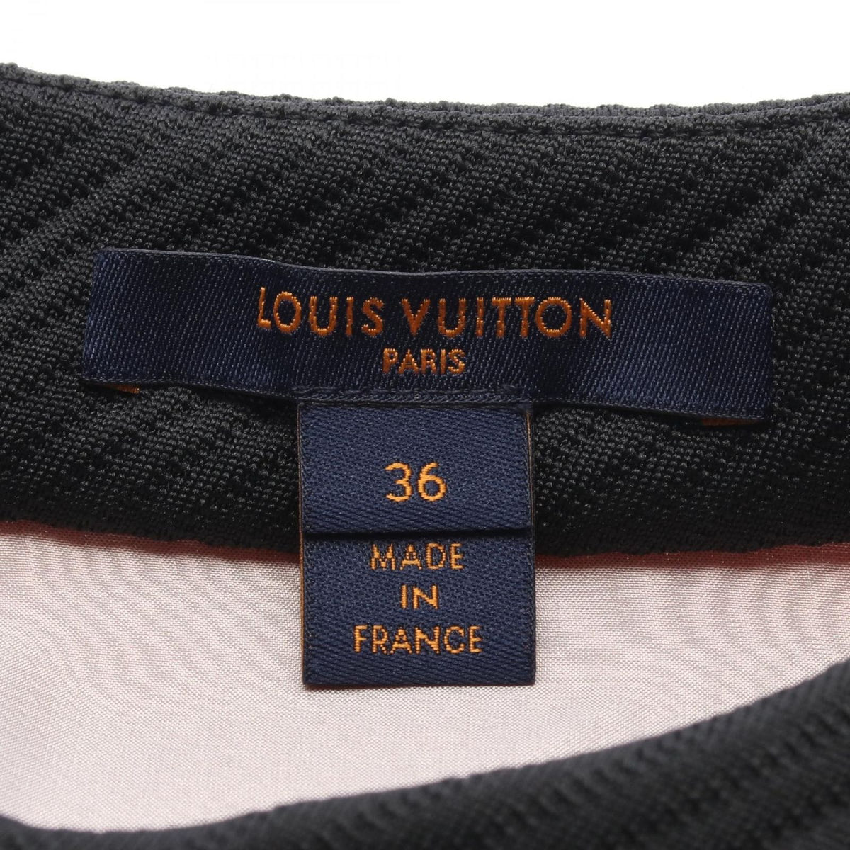 Louis Vuitton Top Short Sleeve Silk Wool Top — view 3