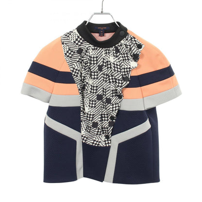 Louis Vuitton Top Short Sleeve Silk Wool Top