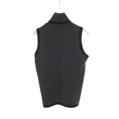 Dolce & Gabbana Knit Logo Turtleneck Sleeveless Cashmere Sweater — view 2
