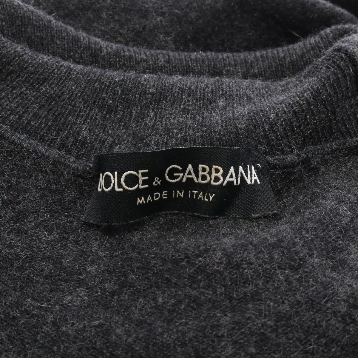 Dolce & Gabbana Knit Logo Turtleneck Sleeveless Cashmere Sweater — view 3