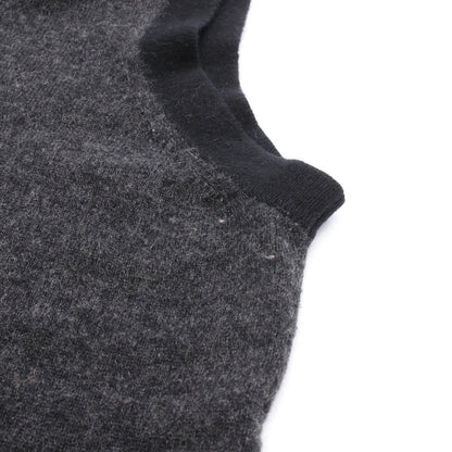Dolce & Gabbana Knit Logo Turtleneck Sleeveless Cashmere Sweater — view 6