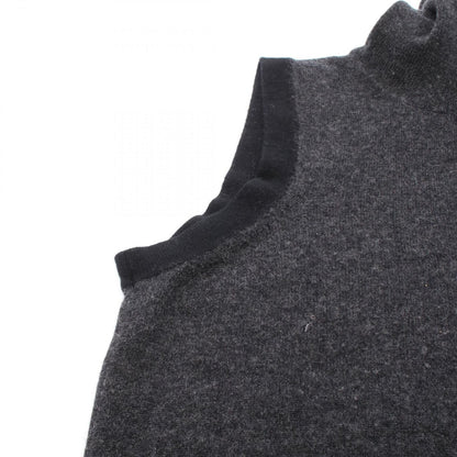 Dolce & Gabbana Knit Logo Turtleneck Sleeveless Cashmere Sweater — view 8