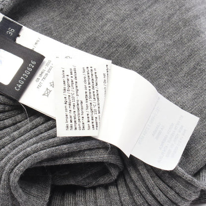 Fendi Knit Turtleneck Sweater Gray Wool Turtle — view 5