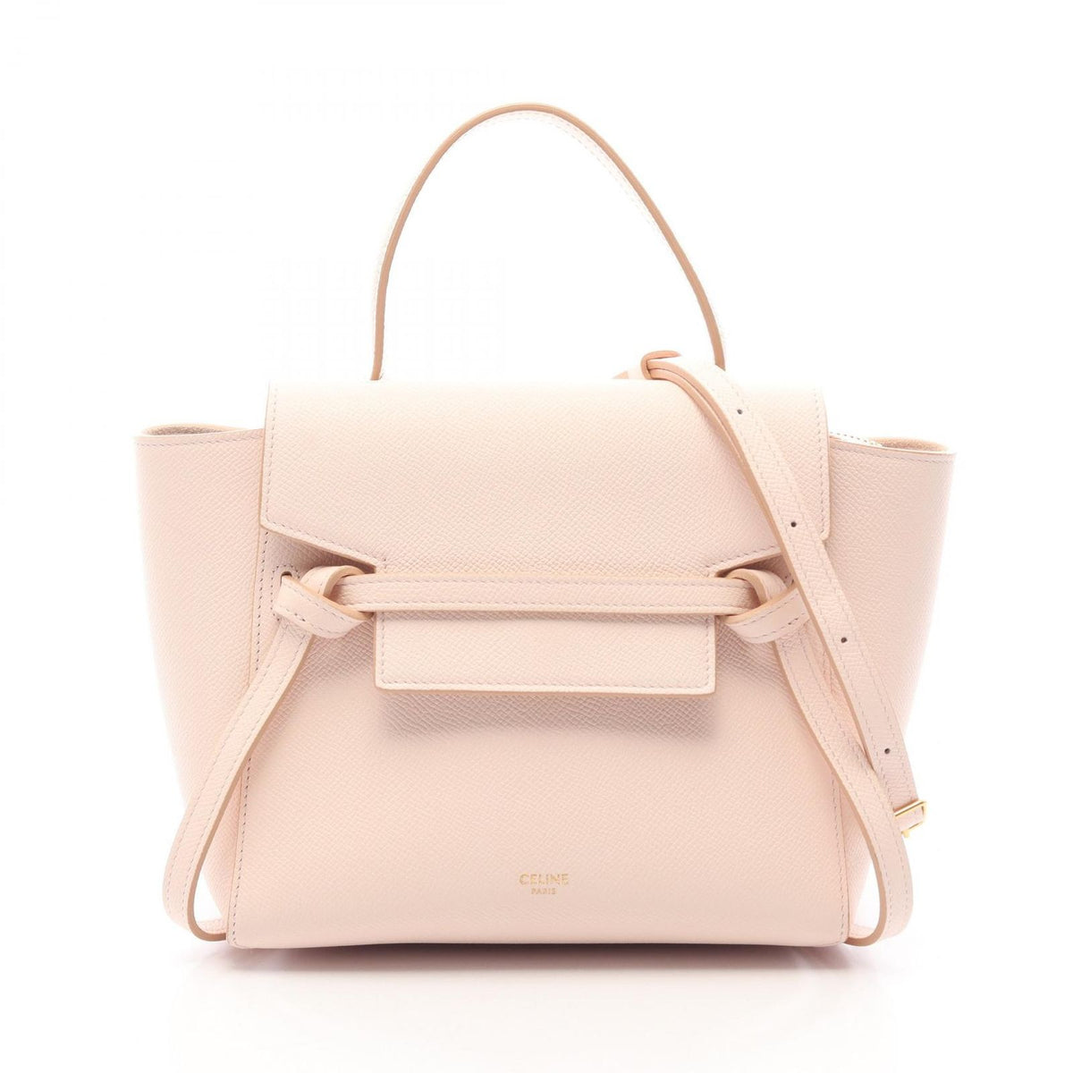 Celine Belt Bag Nano 2-Way Baby Pink Leather