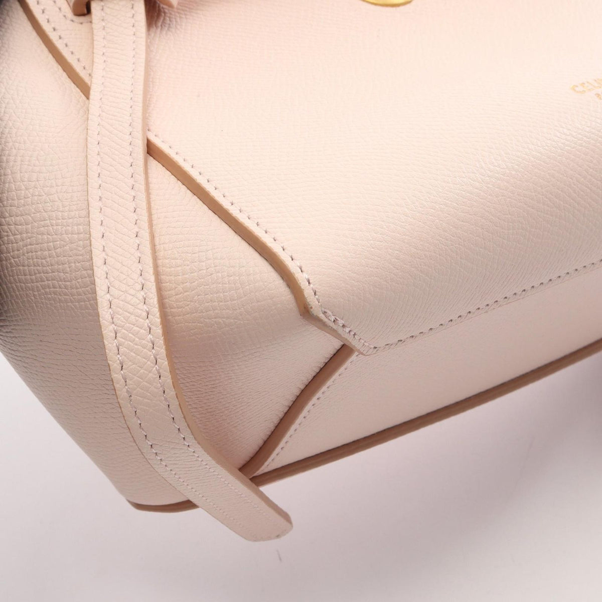 Celine Belt Bag Nano 2-Way Baby Pink Leather — view 8