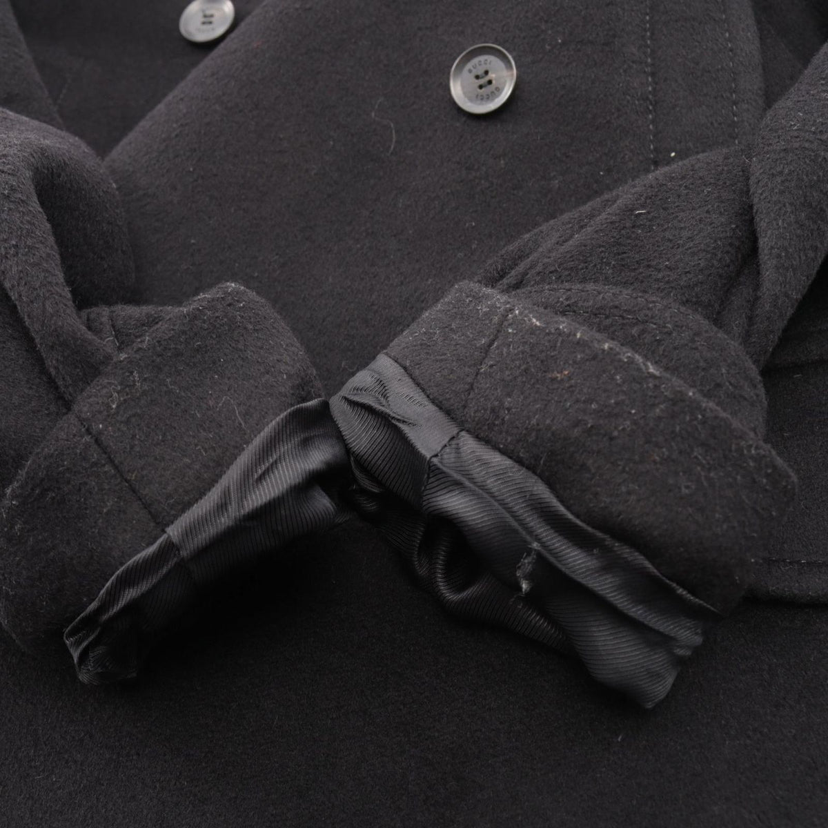 Gucci Pea Coat Double Breasted Wool — view 8
