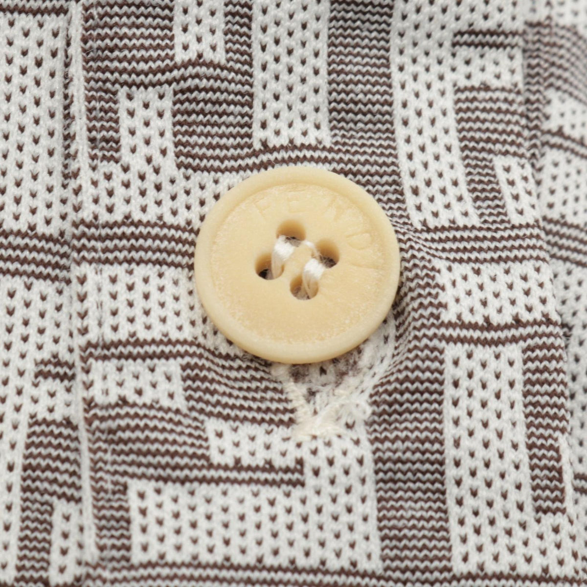 Fendi Polo Shirt Zucca Pattern — view 5