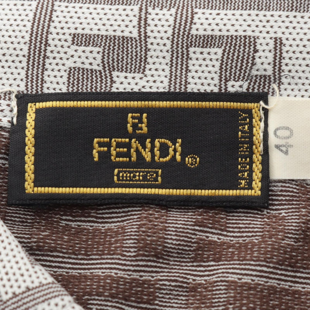 Fendi Polo Shirt Zucca Pattern — view 3