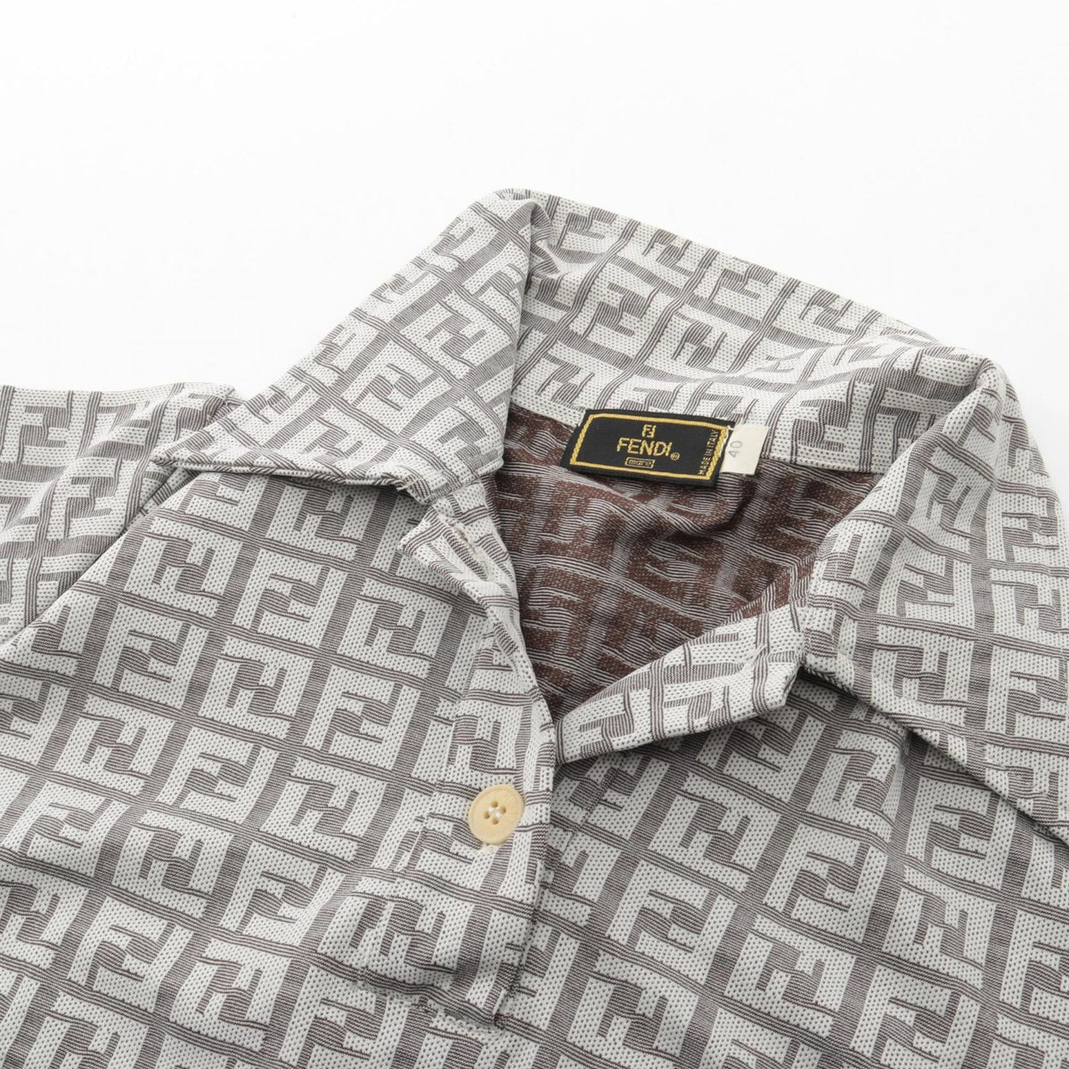 Fendi Polo Shirt Zucca Pattern — view 6