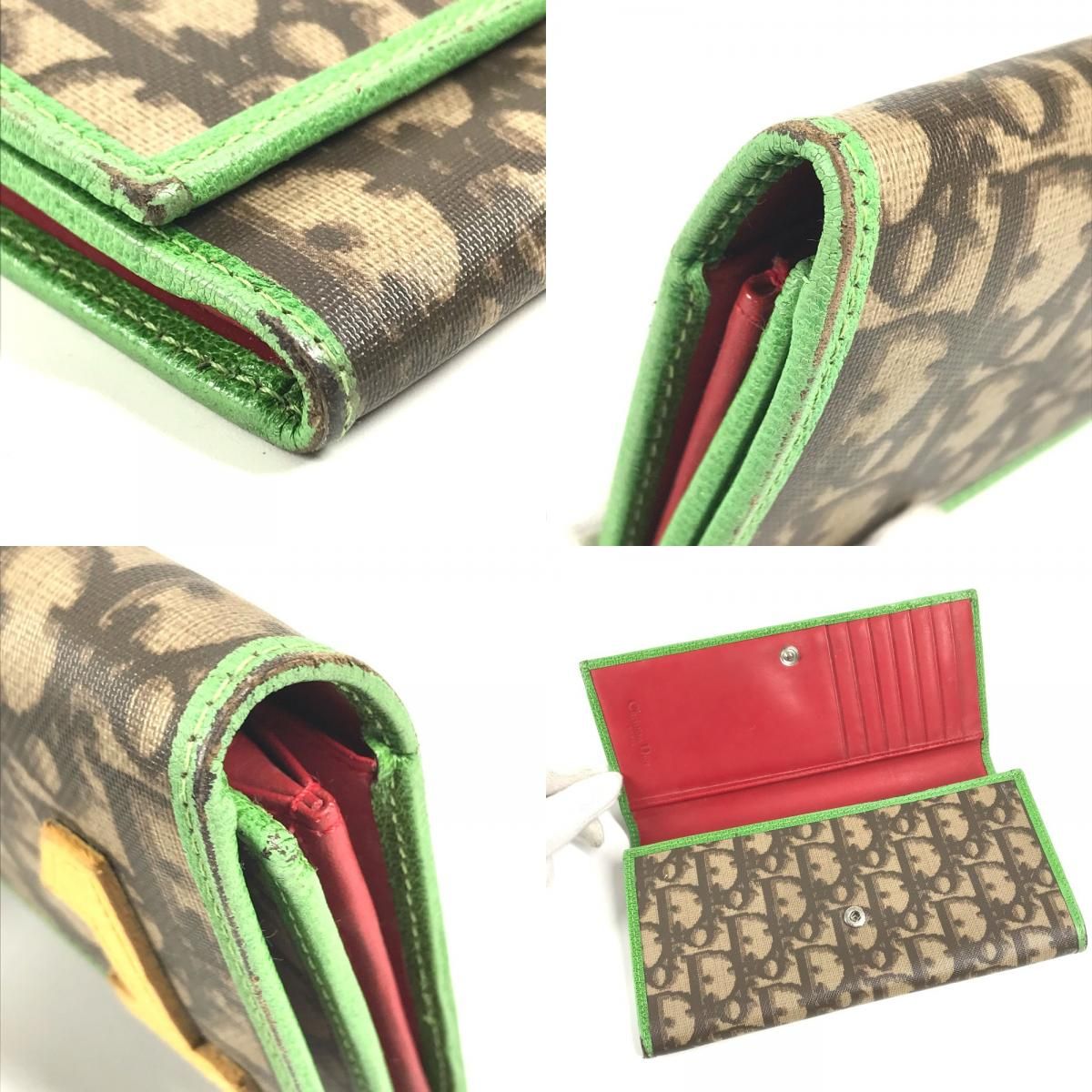Dior Wallet Trotter Logo la Star Leather Brown — view 7