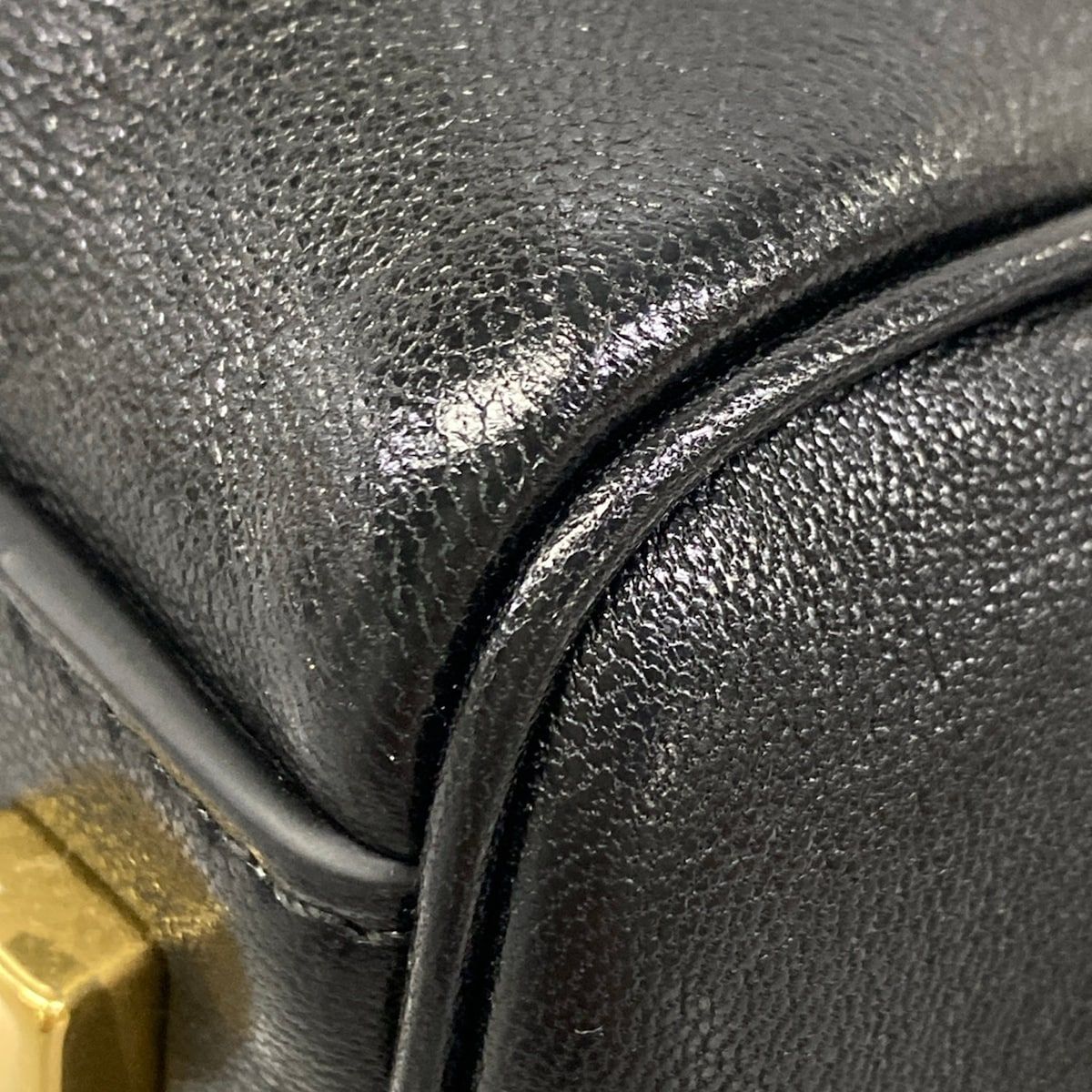 Celine Handbag Little New Luggage Black Leather — view 8