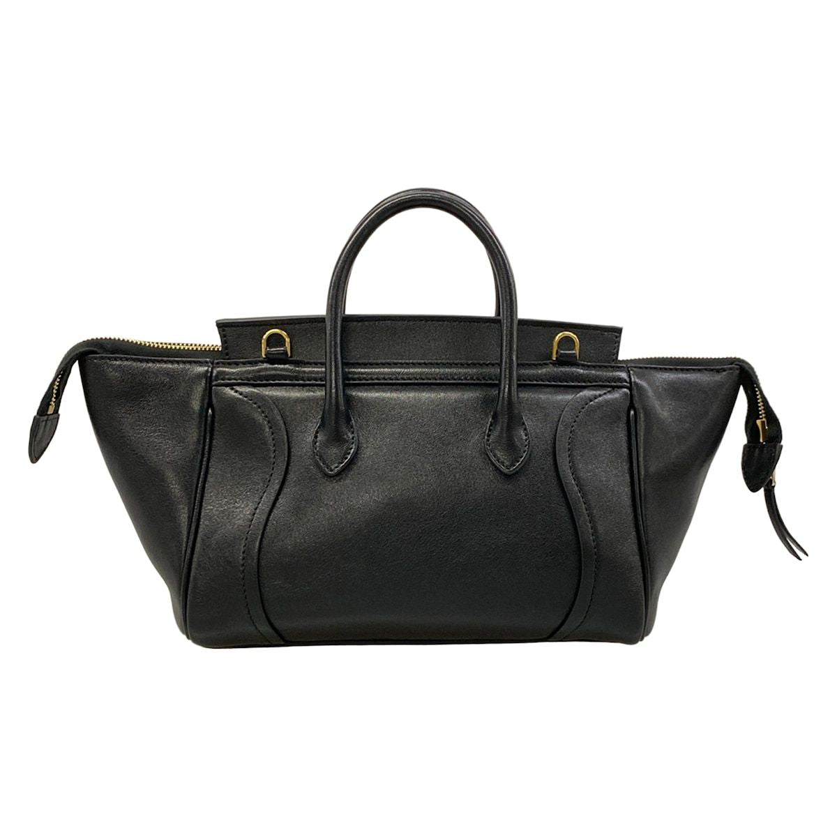 Celine Handbag Little New Luggage Black Leather — view 3