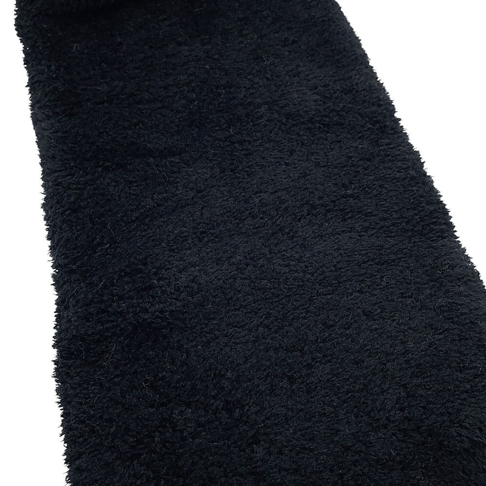 Louis Vuitton Scarf Comfy Wool Nylon LV Signature Reversible White Black — view 5