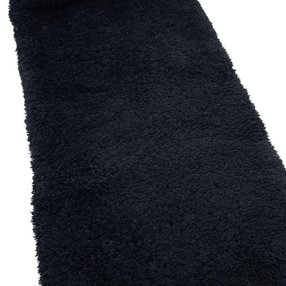 Louis Vuitton Scarf Comfy Wool Nylon LV Signature Reversible White Black — view 5