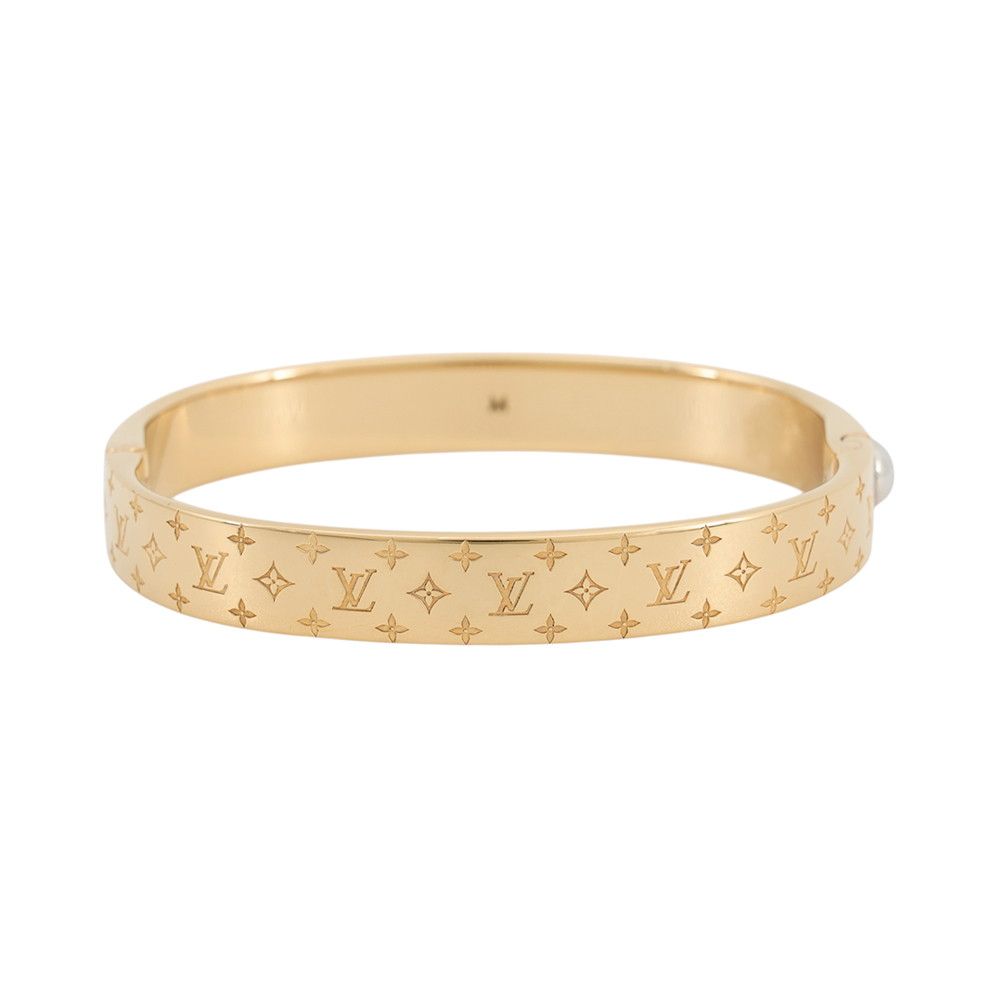 Louis Vuitton Bangle Monogram Pattern Cuff Nanogram M Bracelet — view 3