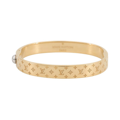 Louis Vuitton Bangle Monogram Pattern Cuff Nanogram M Bracelet