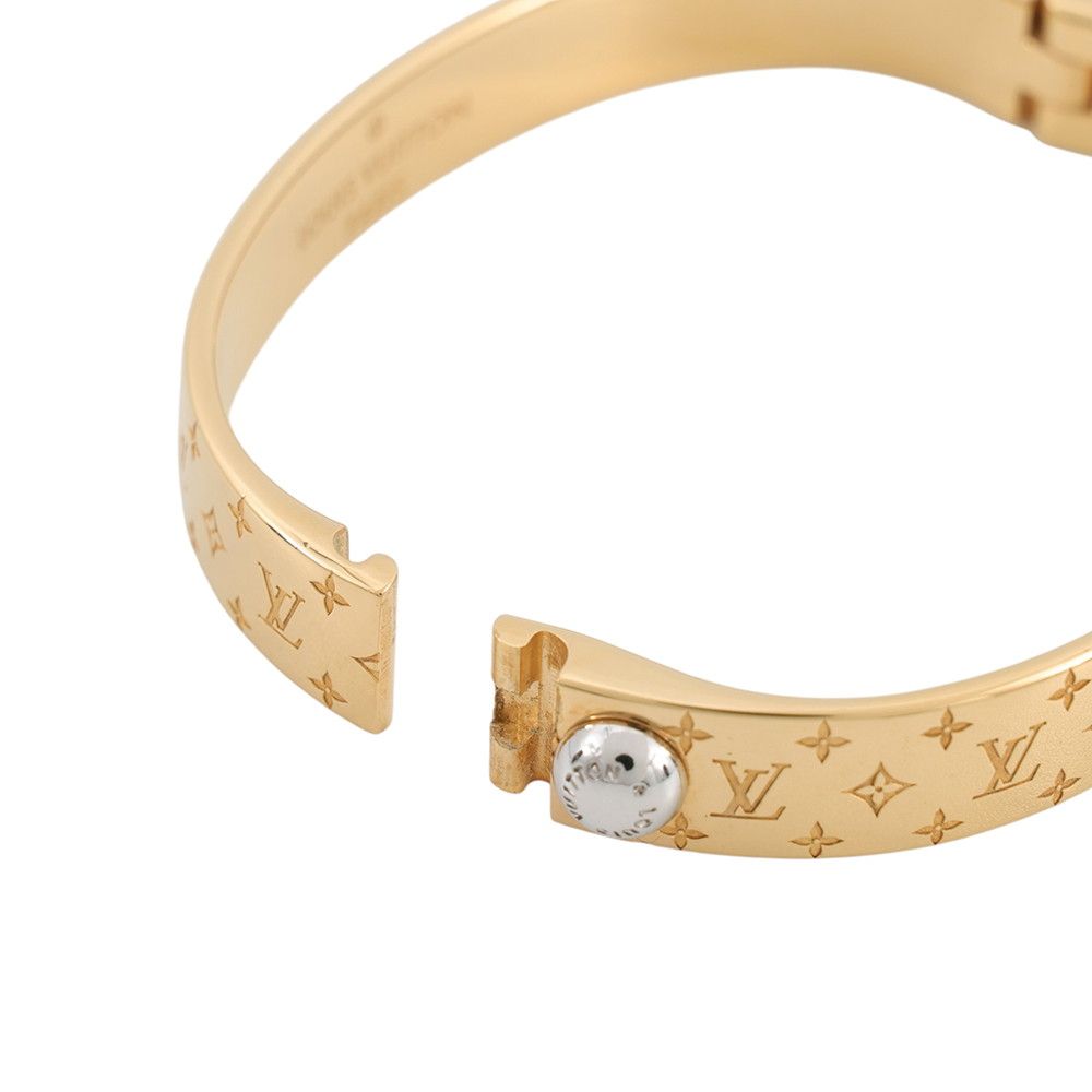 Louis Vuitton Bangle Monogram Pattern Cuff Nanogram M Bracelet — view 5