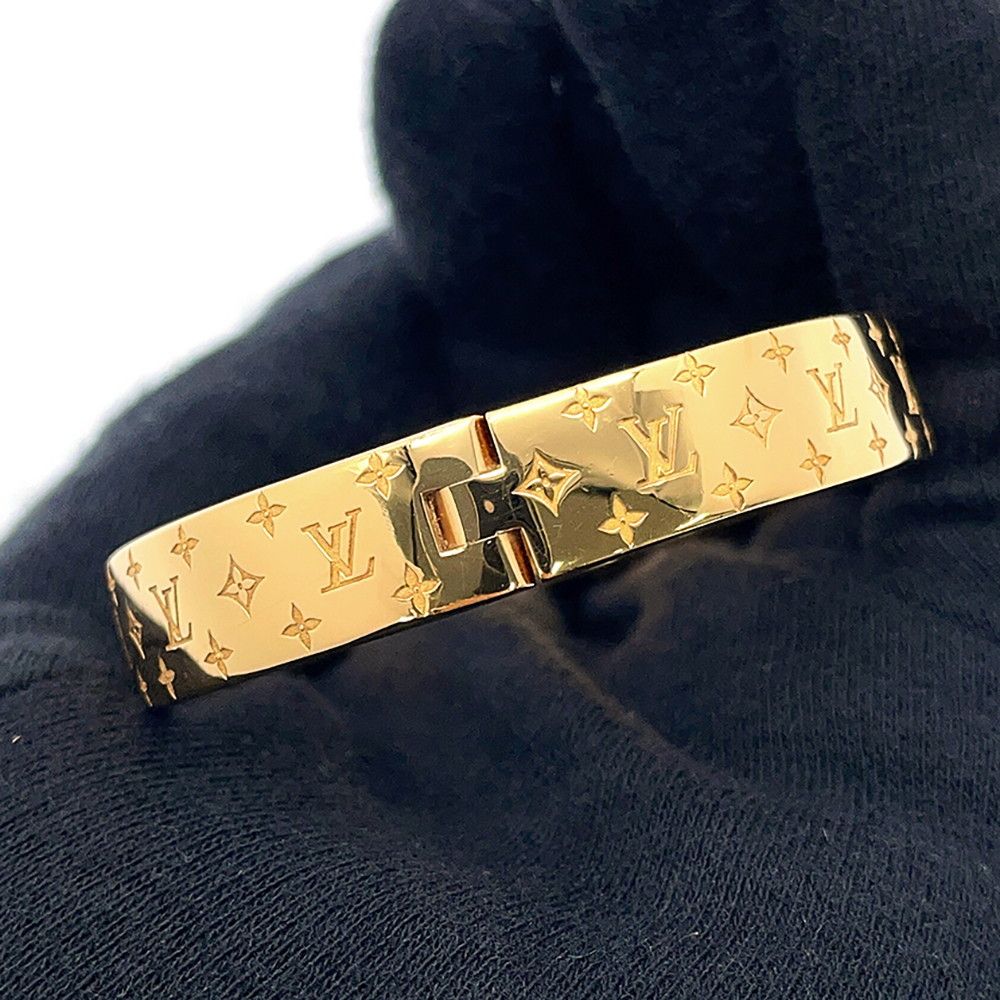 Louis Vuitton Bangle Monogram Pattern Cuff Nanogram M Bracelet — view 7