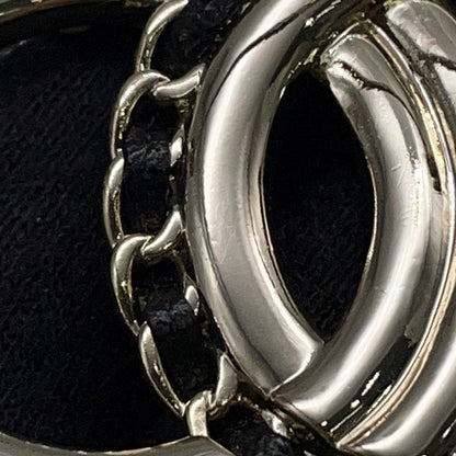 Chanel Brooch CC Logo Rhinestone Faux Pearl Lambskin — view 7