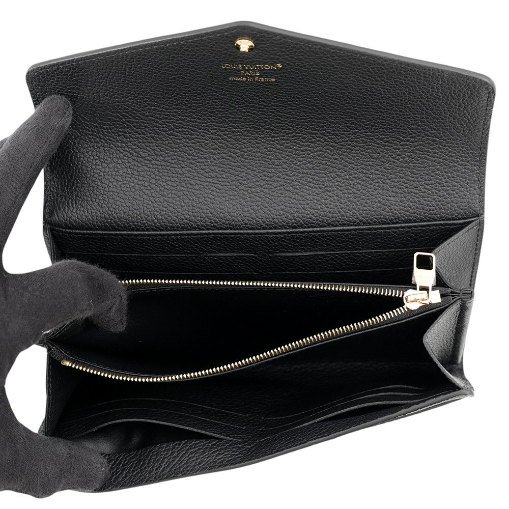 Louis Vuitton Wallet Monogram Empreinte Portefeuille Sarah Black — view 5