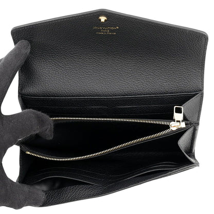 Louis Vuitton Wallet Monogram Empreinte Portefeuille Sarah Black — view 5