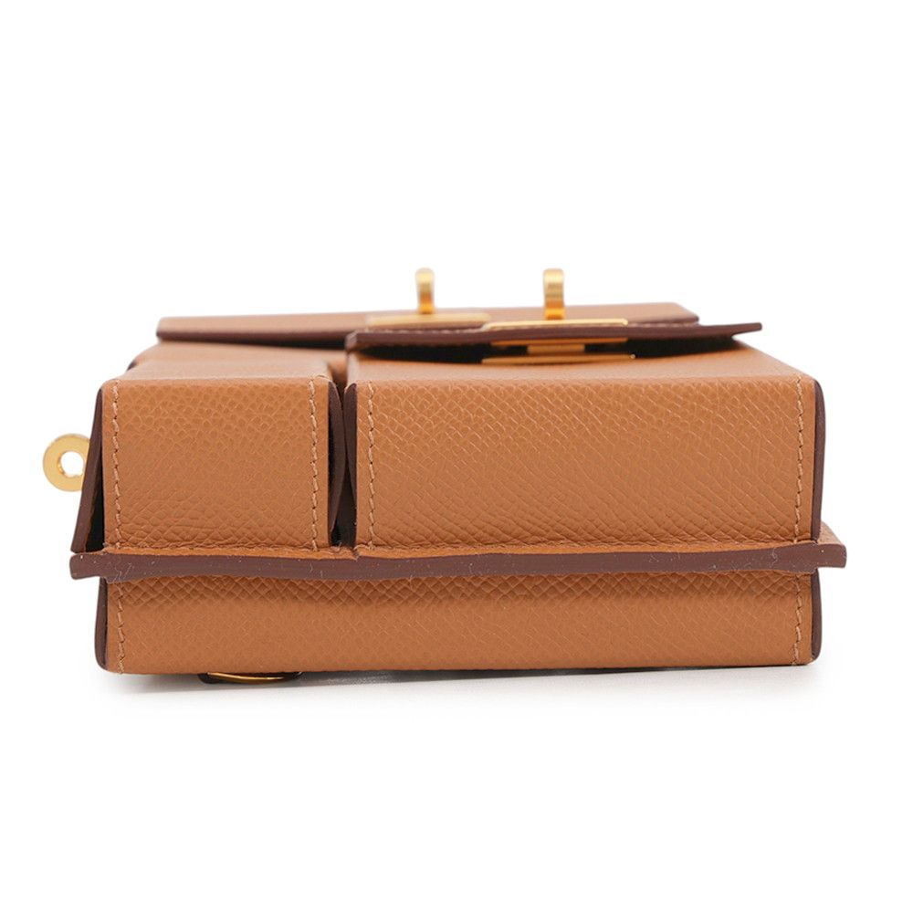 Hermes Kelly Multi Pocket to Go Pouch Gold Epsom — view 3