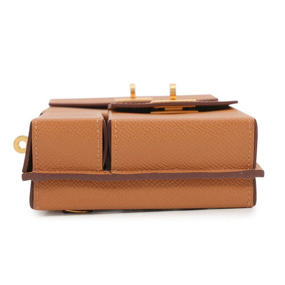 Hermes Kelly Multi Pocket to Go Pouch Gold Epsom — view 3