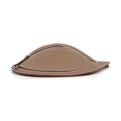 Hermes Shoulder Bag Petite Course Etoupe Silver Epsom — view 3