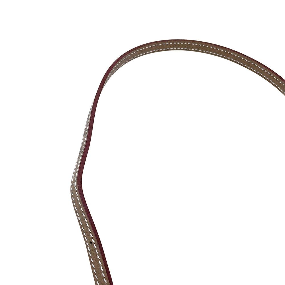 Hermes Shoulder Bag Petite Course Etoupe Silver Epsom — view 6