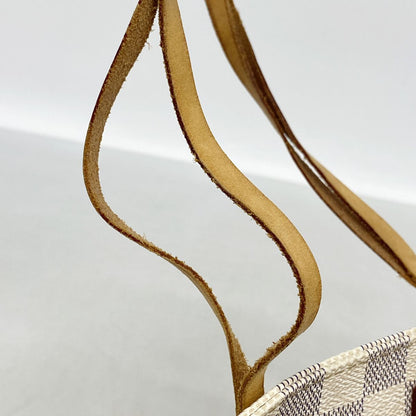 Louis Vuitton Shoulder Bag Damier Azur Cabas PM White — view 6