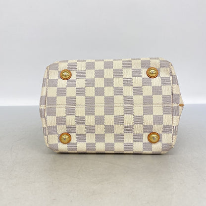 Louis Vuitton Shoulder Bag Damier Azur Cabas PM White — view 3