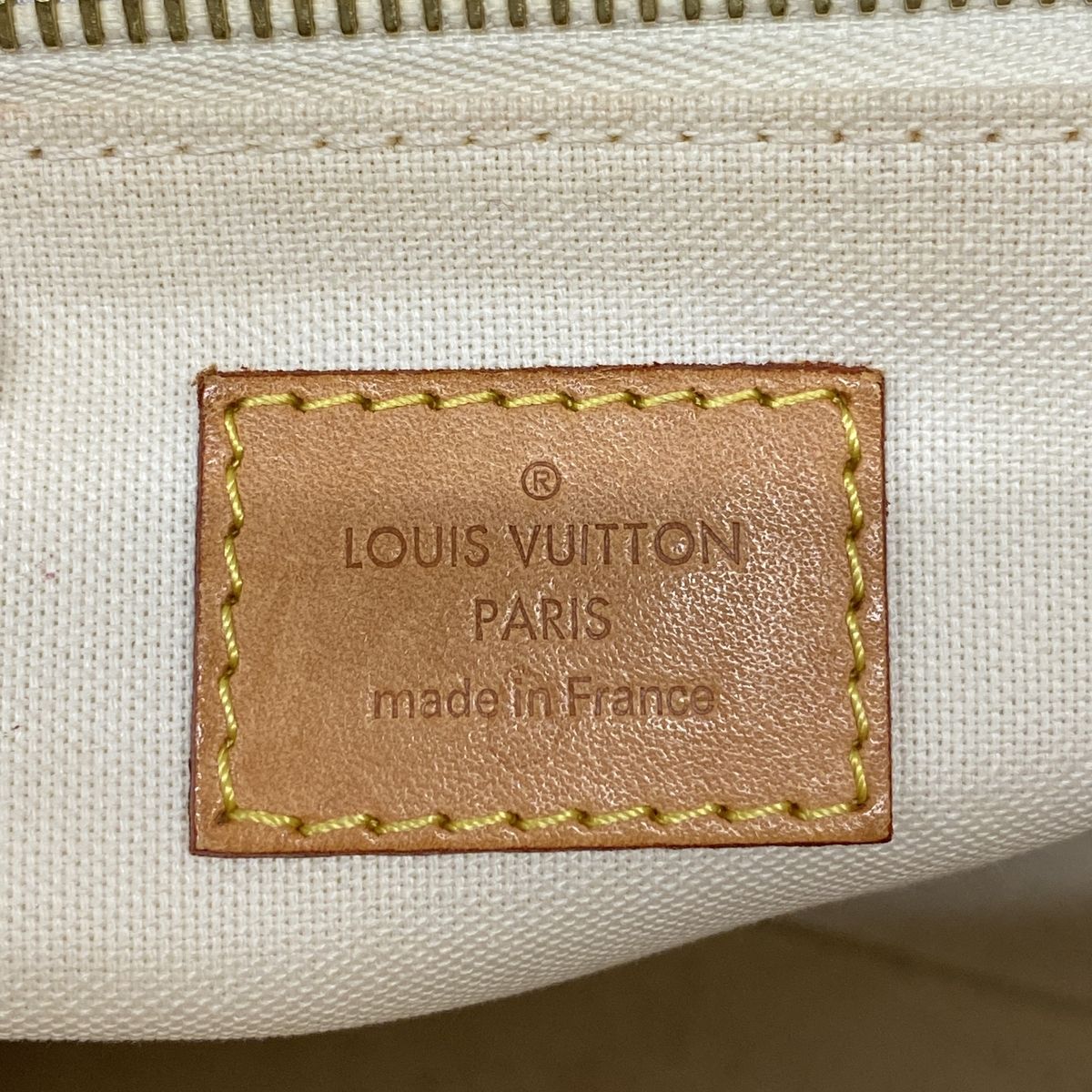 Louis Vuitton Shoulder Bag Damier Azur Cabas PM White — view 5