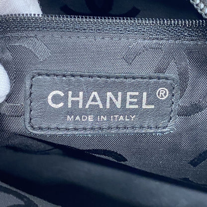 Chanel Tote Bag Cambon Lambskin Beige Black Silver — view 5