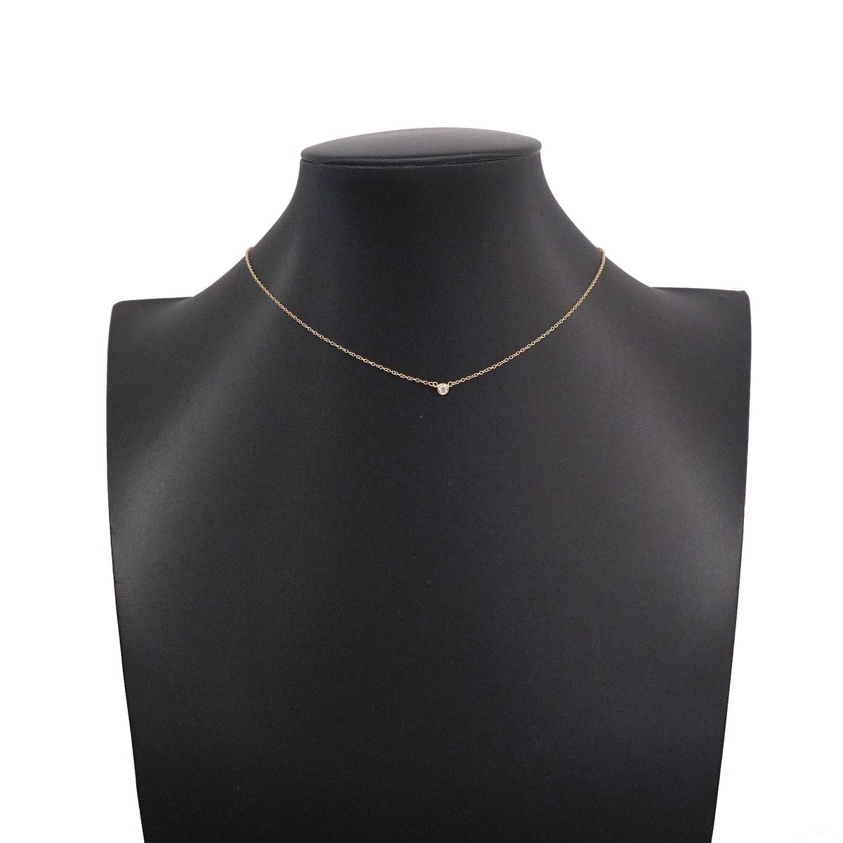 Tiffany & Co Necklace by the Yard Yellow Gold Diamond — view 7