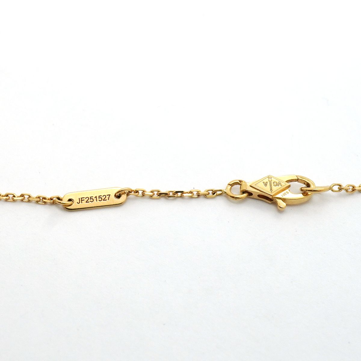 Van Cleef & Arpels Necklace Frivole Mini Yellow Gold Diamond — view 5