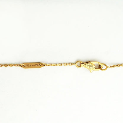 Van Cleef & Arpels Necklace Frivole Mini Yellow Gold Diamond — view 4