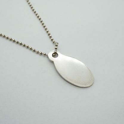 Tiffany & Co Necklace Return to Tiffany Oval 925 Sterling Silver — view 2
